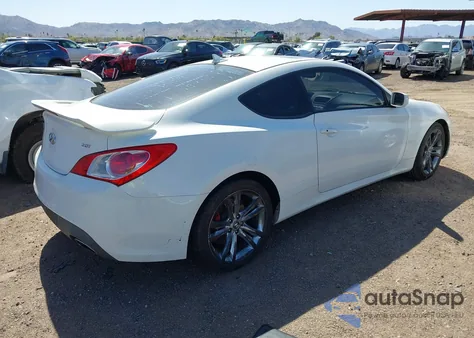 2010 Hyundai Genesis 2.0T Track from USA, damaged, VIN KMHHT6KD9AU023229